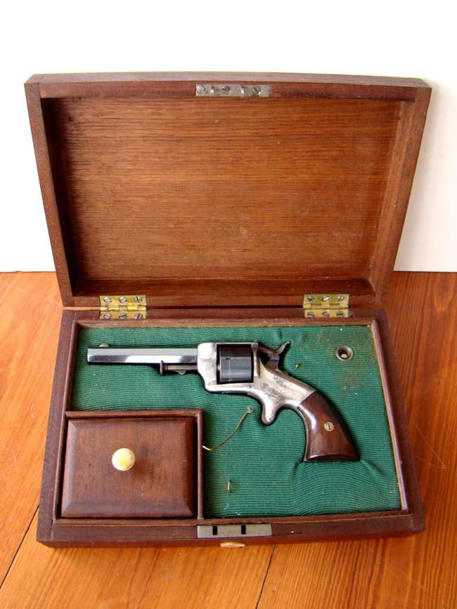 A Civil War .32 cal. six-shot revolver by "E.A. Prescott, Worcester, Mass., Pat. Oct.2, 1860" — image 2